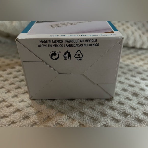 Dymo 30252 White Mailing Address Labels 1-1/8" x 3.5" 2 Rolls Makes 700 Labels - Picture 4 of 4